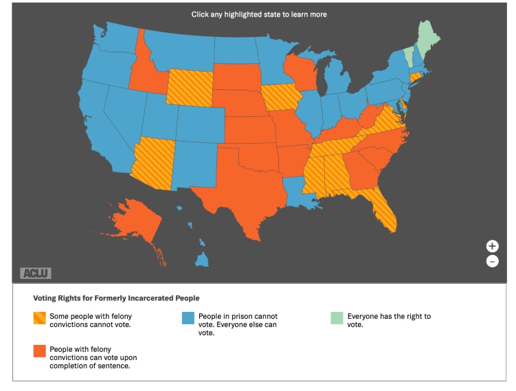 Yes, In Most States Felons Can Vote